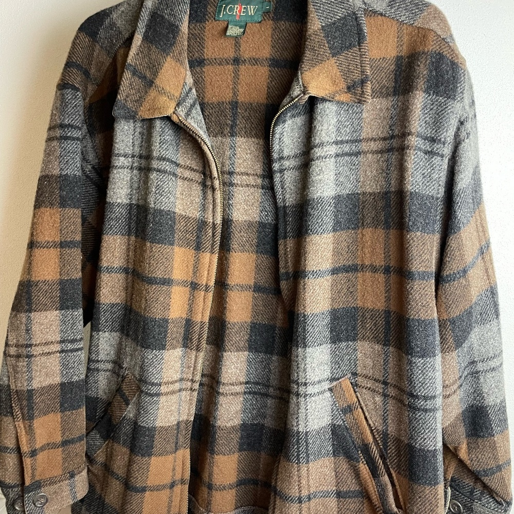 J. Crew Wool Plaid Jacket